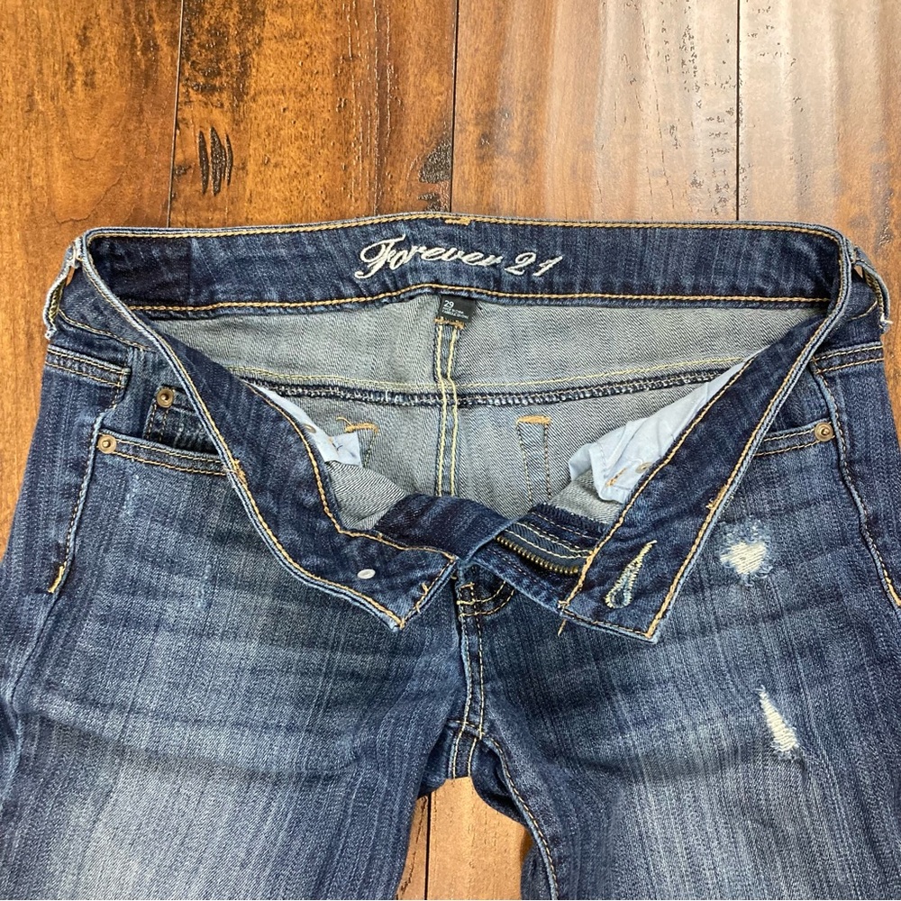 FOREVER 21 Women’s Jeans Denim Boot Cut Low Rise Stretch Size 29 - Picture 3 of 12